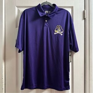 NWT Russell Athletic ECU Pirates Shirt XL